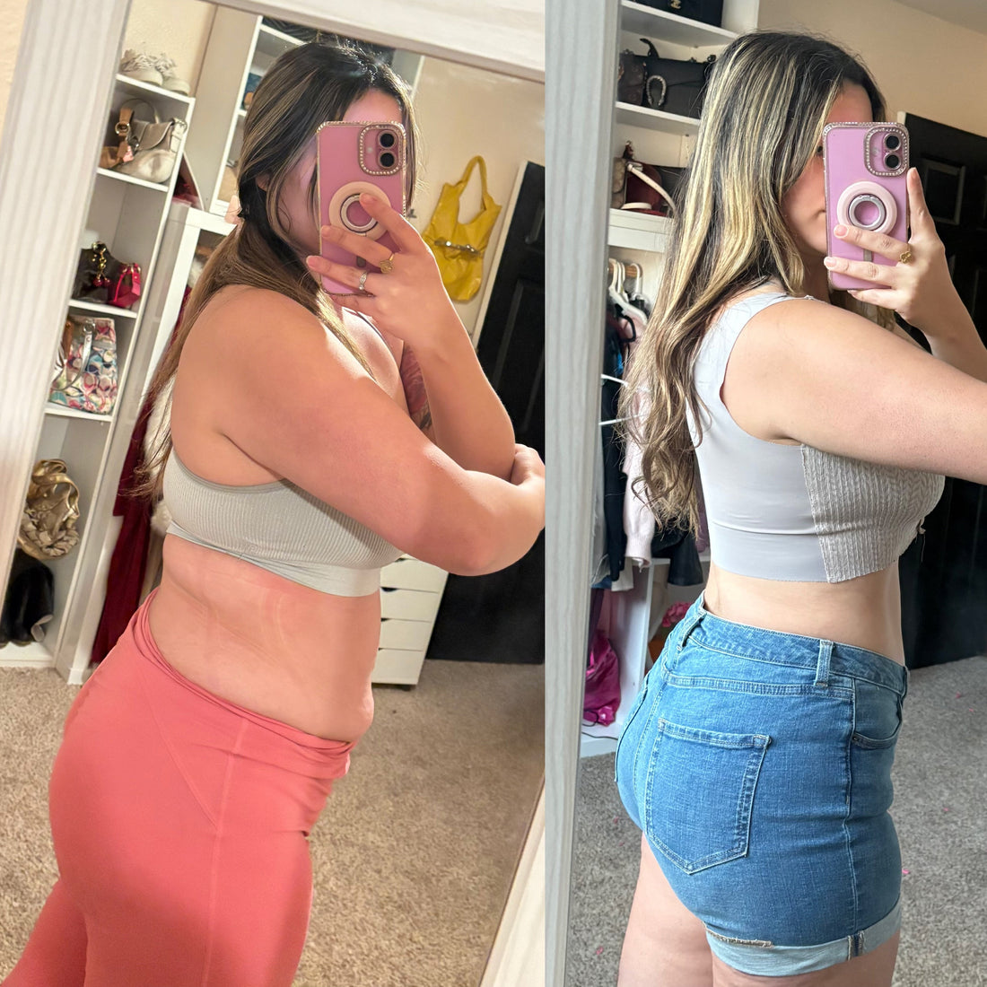 One week difference 