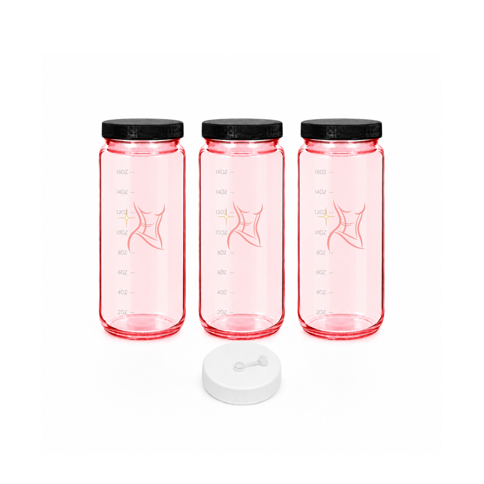 La Snatched Glow Cups-3 Pack