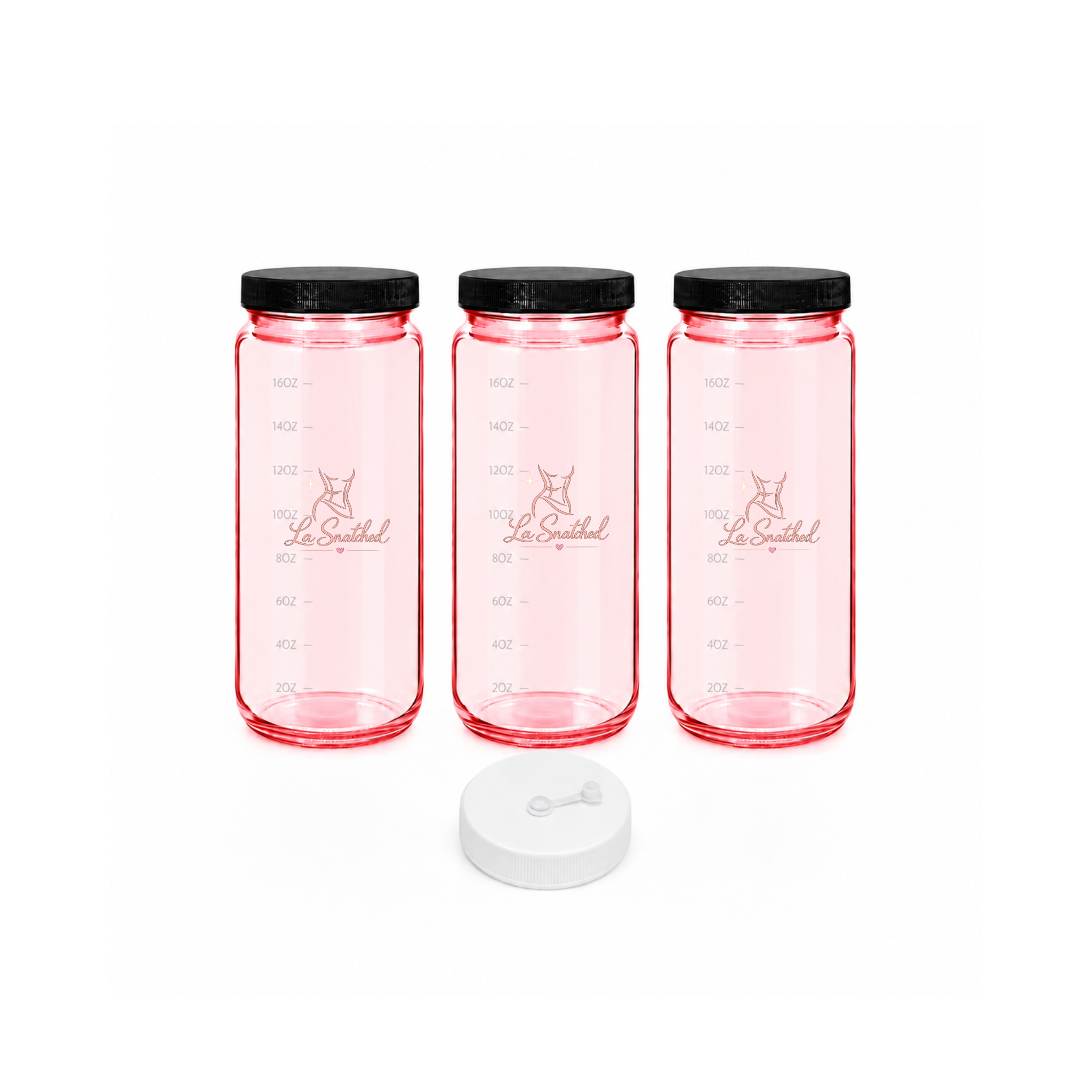 La Snatched Glow Cups-3 Pack